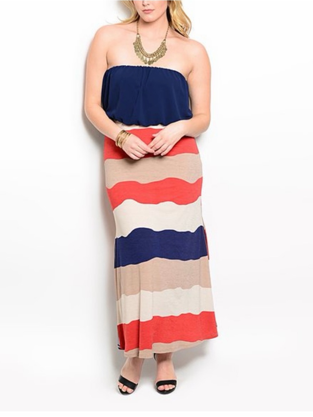 Banabe Strapless Maxi Dress